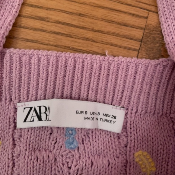 Zara cute knit crop top - Picture 2 of 2